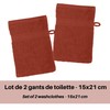 Lovely Casa Pack of 2 Face Cloths 15 x 21
