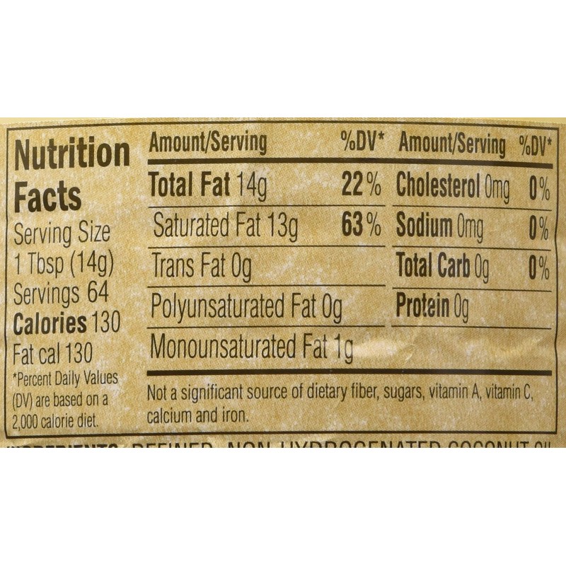 Golden Barrel Coconut Oil, 32 Ounce