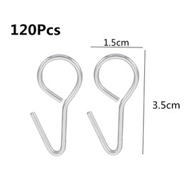 CAASFOOY Car Seat Cover Attachment Hooks S Hooks Small Cushion Car Seat Hooks S Design Cushion Car Seat Hooks Car Accessories Pack of 120 Car Seat Covers for Attaching to Hangers