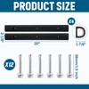 Yaocom 4 Pcs 2090616-2 20 Inch Universal Rubber Bumper Strip