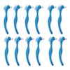 Kopinma Pack of 12 Denture Brush Hard Denture Cleaning Brush
