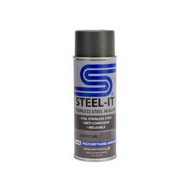 Steel-It 1006B Polyurethane, Industrial Paint Coatings, Weldable, Easy to Apply - Charcoal (4 Pack)