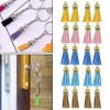 50 Pieces Keychain Tassel Tassels Pendants Key Ring Tassel Set