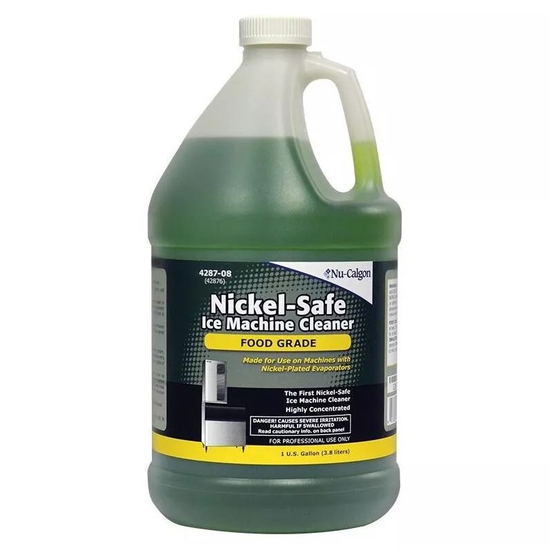 Nu-Calgon 4287-08 Ice Machine Cleaner, Food Grade, Nickel-Safe, 1 Gallon