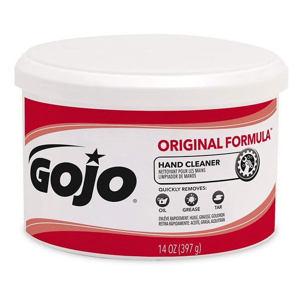 GOJO ORIGINAL FORMULA Hand Cleaner, Fragrance Free, 14 fl oz Crème-Style Hand Cleaner Canister 1109 (1 - 14fl oz canister)