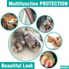 MiiOUU 10x Colors / 100 pcs Cat Nail Caps |