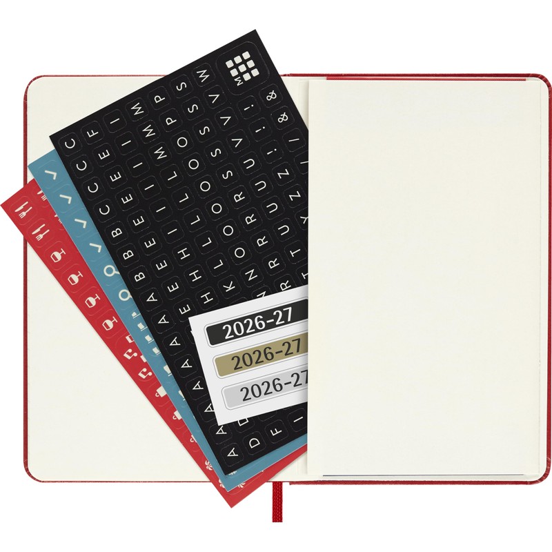 Moleskine Weekly Planner 2026 2027-18-Month Planner with Space for Notes,
