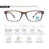 HAPJOYS Reading Glasses Men Women Blue Light Blocking Readers +2.00