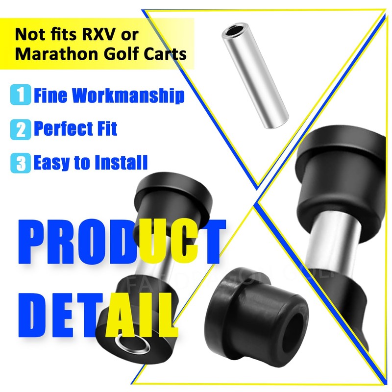 Golf Cart Rear Leaf Spring Bushing Kits for EZGO TXT
