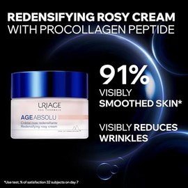 Uriage Age Absolu Crema antiedad 50ml - Booster procolgeno x6 con Retinol, cido Hialurnico, vitaminas C y E. Reduce visiblemente las arrugas. Patente 