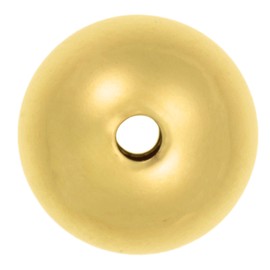 14K Gold Filled 12mm Round Seamless Beads 2.5mm Hole Qty=1