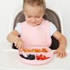 PrimaStella - Juego de cucharas masticables de silicona para bebés