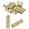 QUARKZMAN Knurled Insert Nuts, Pack of 15, M5 x 20