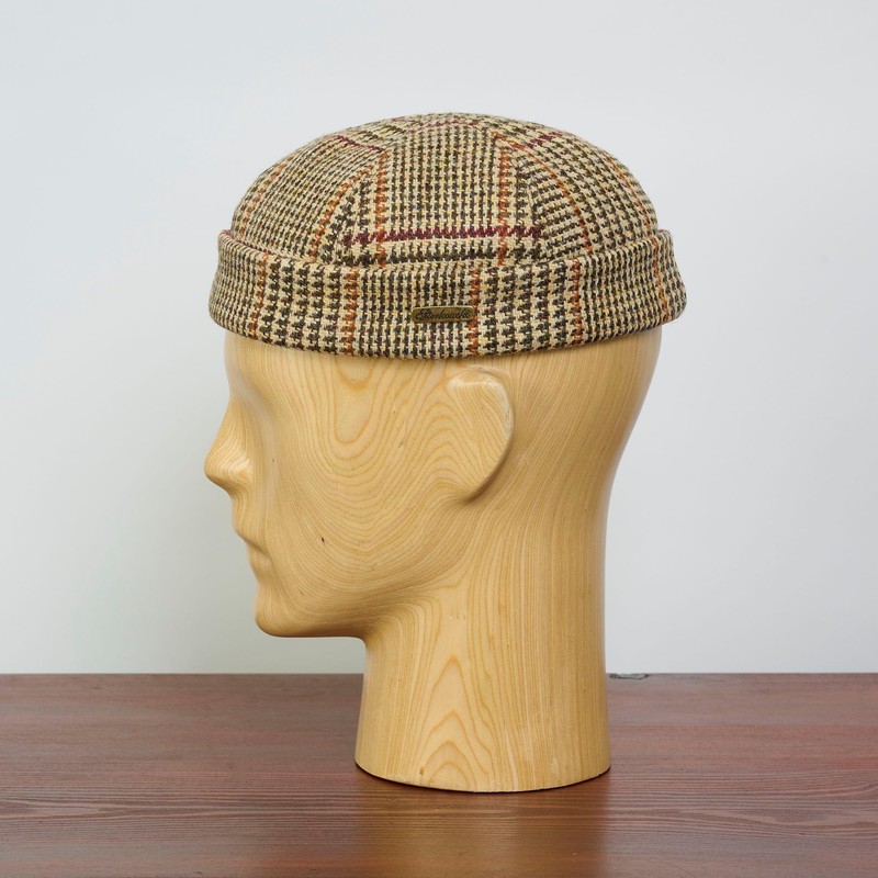 Sterkowski Docker Hat Harris Tweed Beanie Cap for Men and