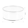 Dayaanee Round Acrylic Container with Lid Clear Round Acrylic Box
