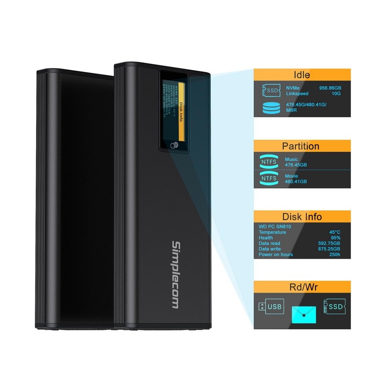 Simplecom SE530 USB 3.2 Gen 2 10Gbps NVMe / SATA