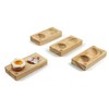 naturlik egg cups, set of 4, made of high-quality wood