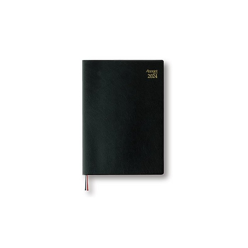 Daigo E1040 2024 Diary, Appointment, Weekly Weekly, B6, Black, Begins