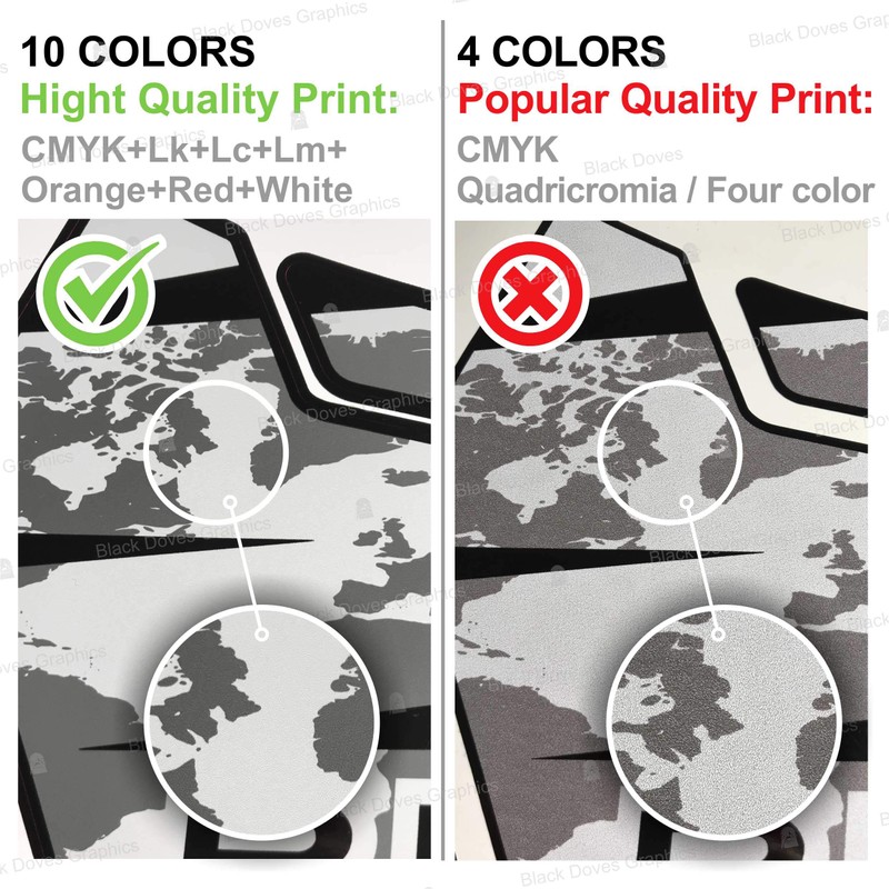 Resin Steering Wheel Plate Protector Sticker Compatible with Kawasaki Z750