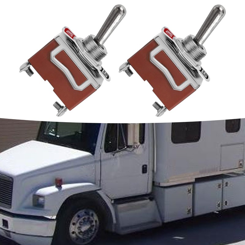 MDEOOSKY 5 Pack 20A 125V AC Single Side Momentary Toggle