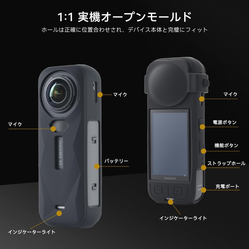 UTEBIT PROTECTOR SET FOR INSTA 360 X5 X5 PROTECTIVE ACCESSORIES