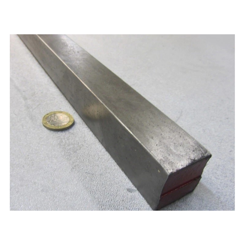 Basic 12L14 Square Carbon Steel Bars, 1 1/8" Square x