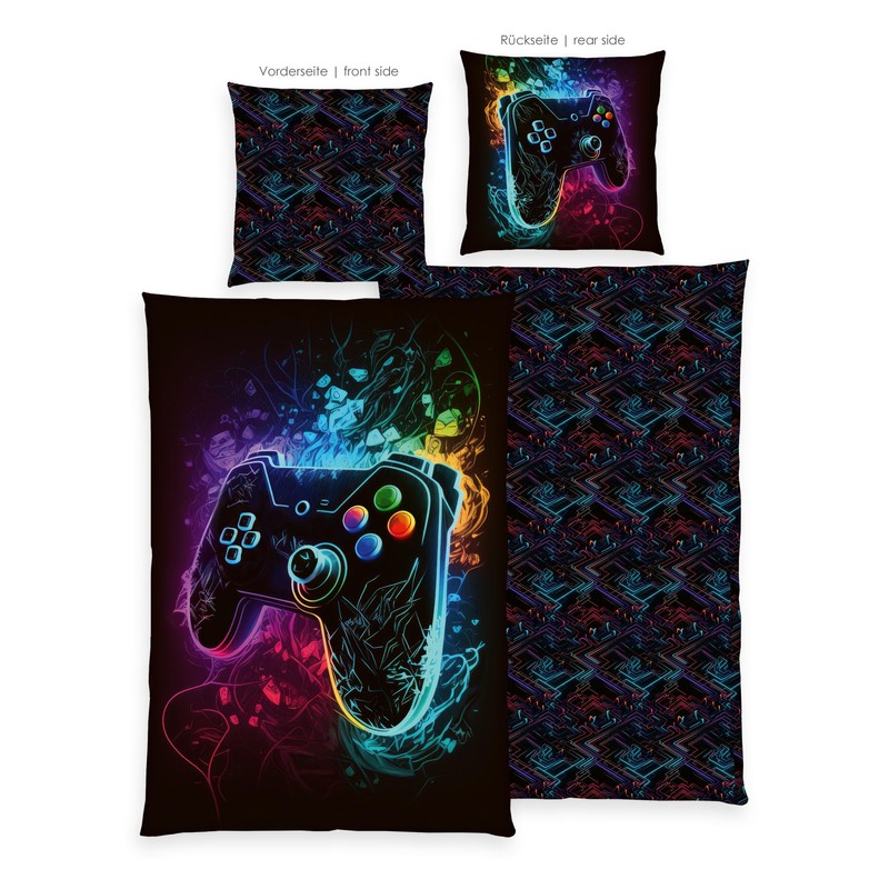 Herding Gaming Young Collection Bed Linen, Pillowcase Approx. 80 x