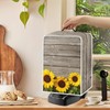 Mumeson Sunflower Print Coffee Maker Cover Blender Dust Cover Juice
