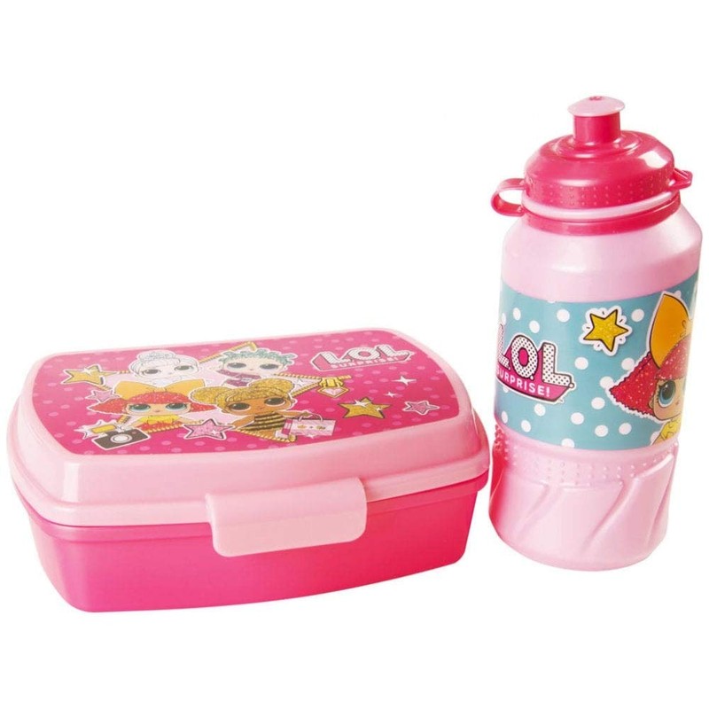 Stor Easy Sports Bottle Set 420 ml and Sandwich Rectangular