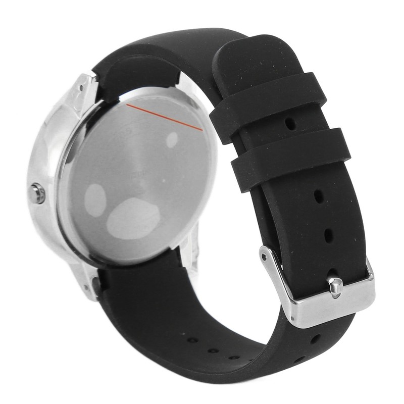 Men Digital Watch Round Color Screen Waterproof Backlit Ultra Thin