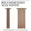 NICETOWN Short Window Treatment Thermal Insulated Solid Grommet Blackout Curtains/Drapes