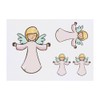 4 x 'Adorable Angel in Pink Gown ' Temporary Tattoos
