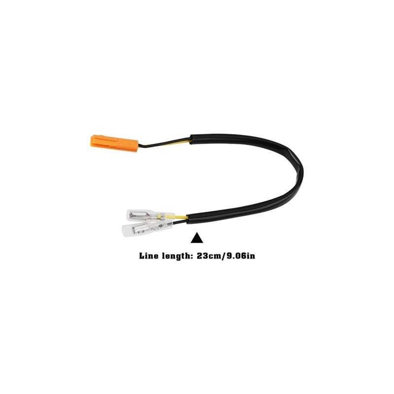 1 Pair 2-Pin Indicator Connector Wiring Harness Adapter Compatible with