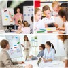 BTtime Whiteboard Magnetic Labels 5 Colors Writable Magnetic Stickers Strong