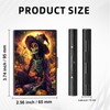 Tudguiloae Black Metal Card Holder Wallet, RFID Blocking Multi-Slot Design,