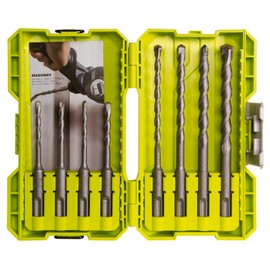 Ryobi RAK08SDS2 SDS+ Masonry Bit Set (8 Piece)
