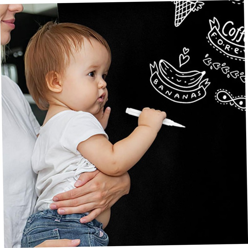 LALAFINA Safe Reusable Liquid Chalk Pens 10pcs Erasable Blackboard Markers