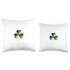 Patrick Shamrock Throw Pillow