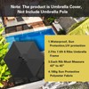 Sunnyglade 7.5Ft 6 Ribs Umbrella Canopy Replacement Patio Top Cover