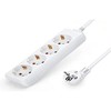 Power Strip White without Switch with Cable 3G 1.0 mm²