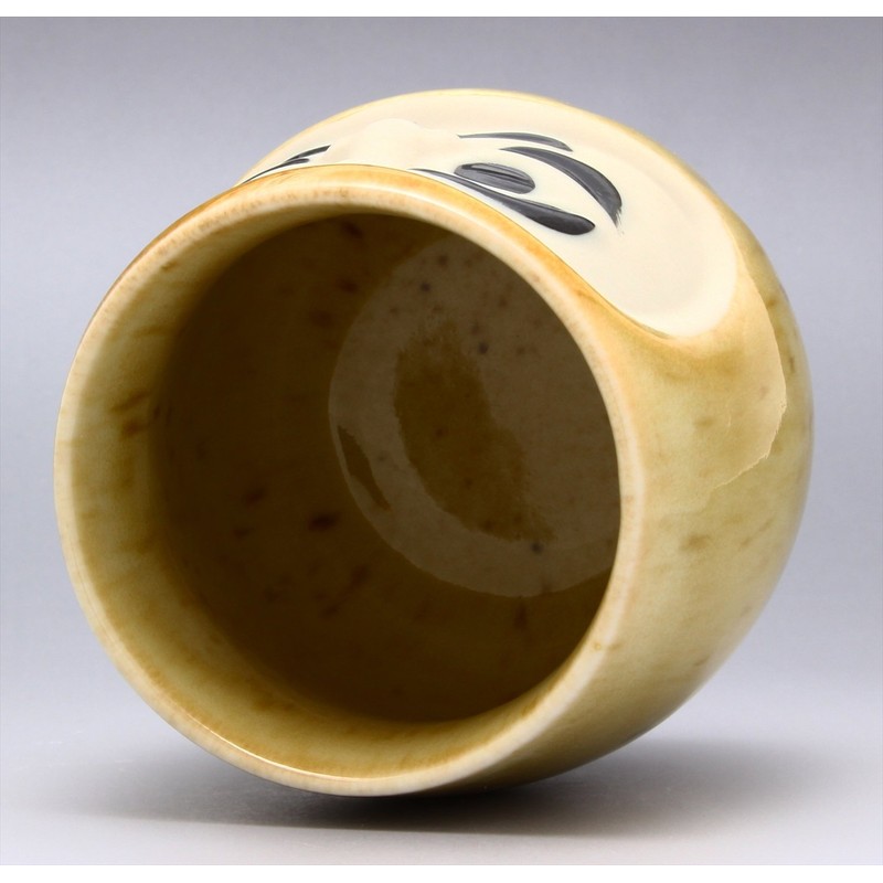 Mino Ware Feng Shui Daruma Sushi Tea Cup (Home Luck)