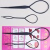 Black Topsy Tail Hair Braid Ponytail Maker Styling Tool
