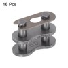 sourcing map 16Pcs #50 Chain Master Connector Link Roller, 5/8"