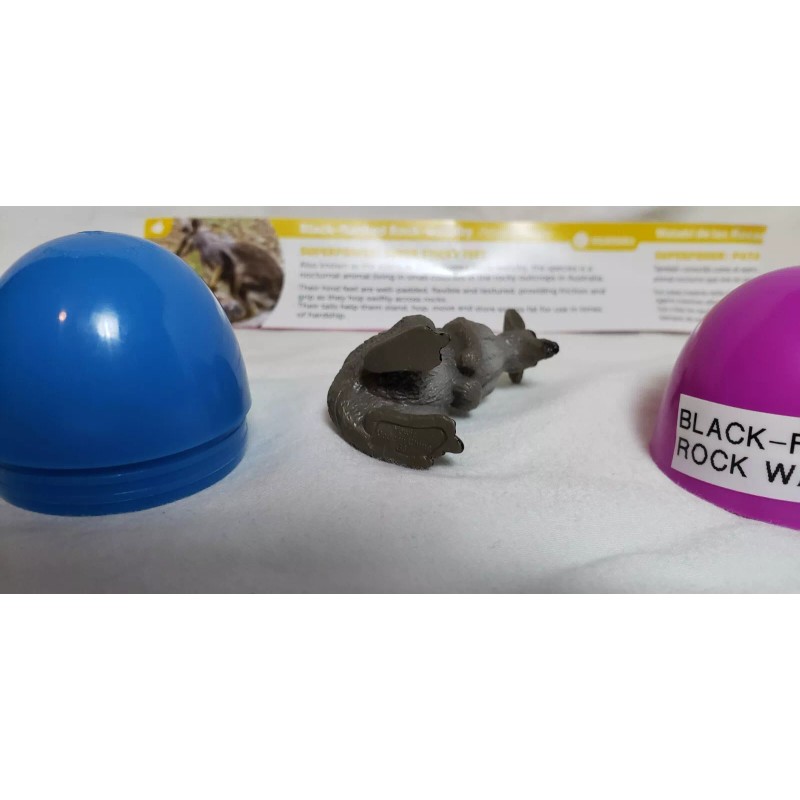 Yowie Black-Flanked Rock Wallaby Collectible Miniature Figurine Super Powers