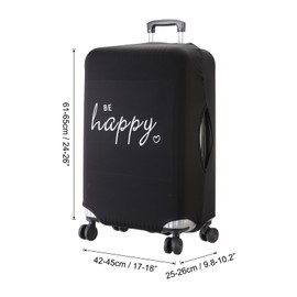 PATIKIL Luggage Covers, Fits 24-26 Inch Washable Fashion Suitcase Cover Protectors Anti-Scratch Travel Luggage Covers Suitcase Protector