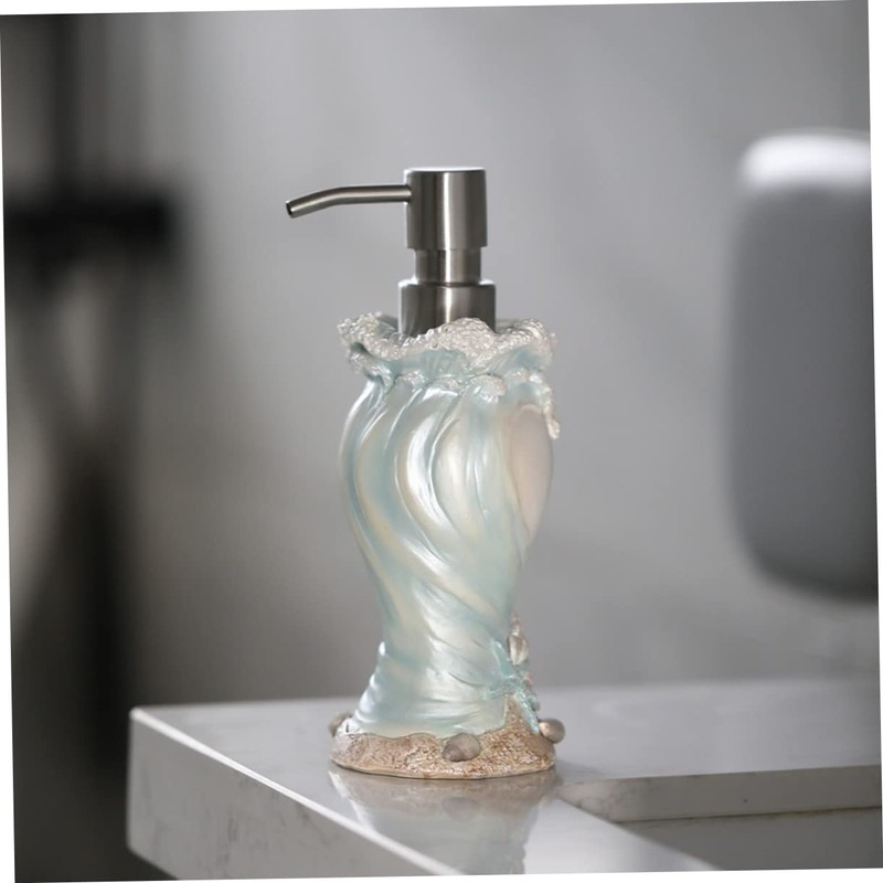 FUNOMOCYA Style Soap Dispenser Refillable Shell Pump Bottle for Liquid