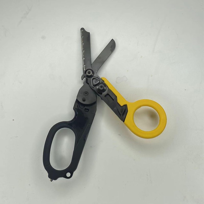 Elegital Trauma Shears Emergency Shears,Stainless Steel Foldable Scissors Pliers,Outdoor Camping