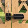 KINJOUZ Heavy Duty Gate Latch for Wooden Fence with Cable