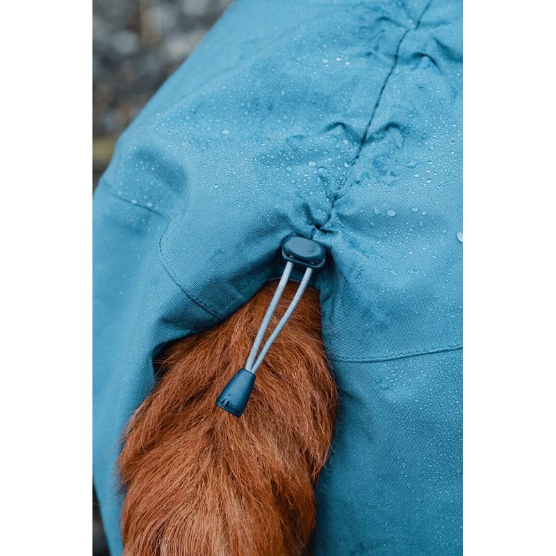 Hurtta Monsoon Coat, Dog Raincoat, Bilberry, 14 in