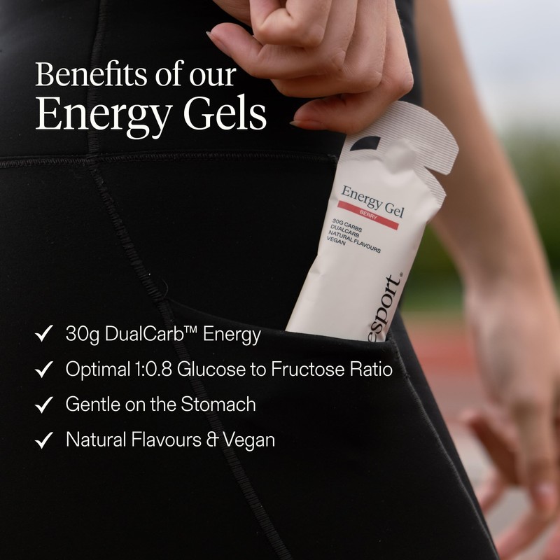 Puresport Fast-Release DualCarb Energy Gels, Berry, 12 Pack
